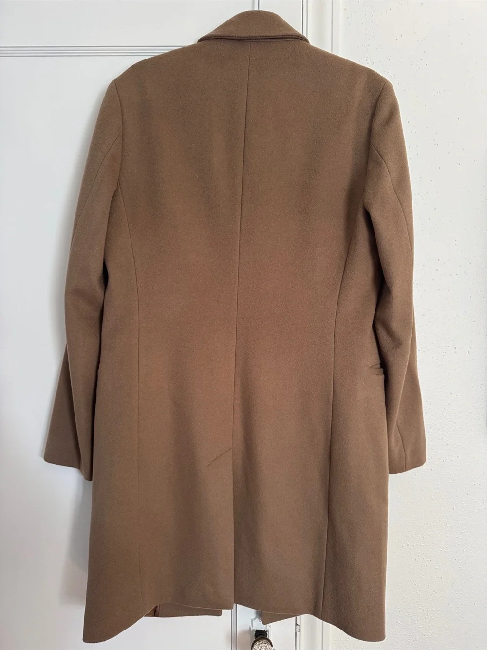 Men’s Banana Republic Camel Notch-Lapel Wool Coat